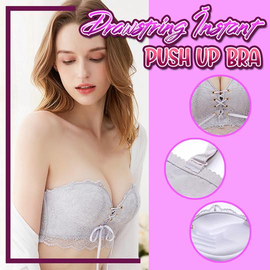 Drawstring Instant Pushup Bra