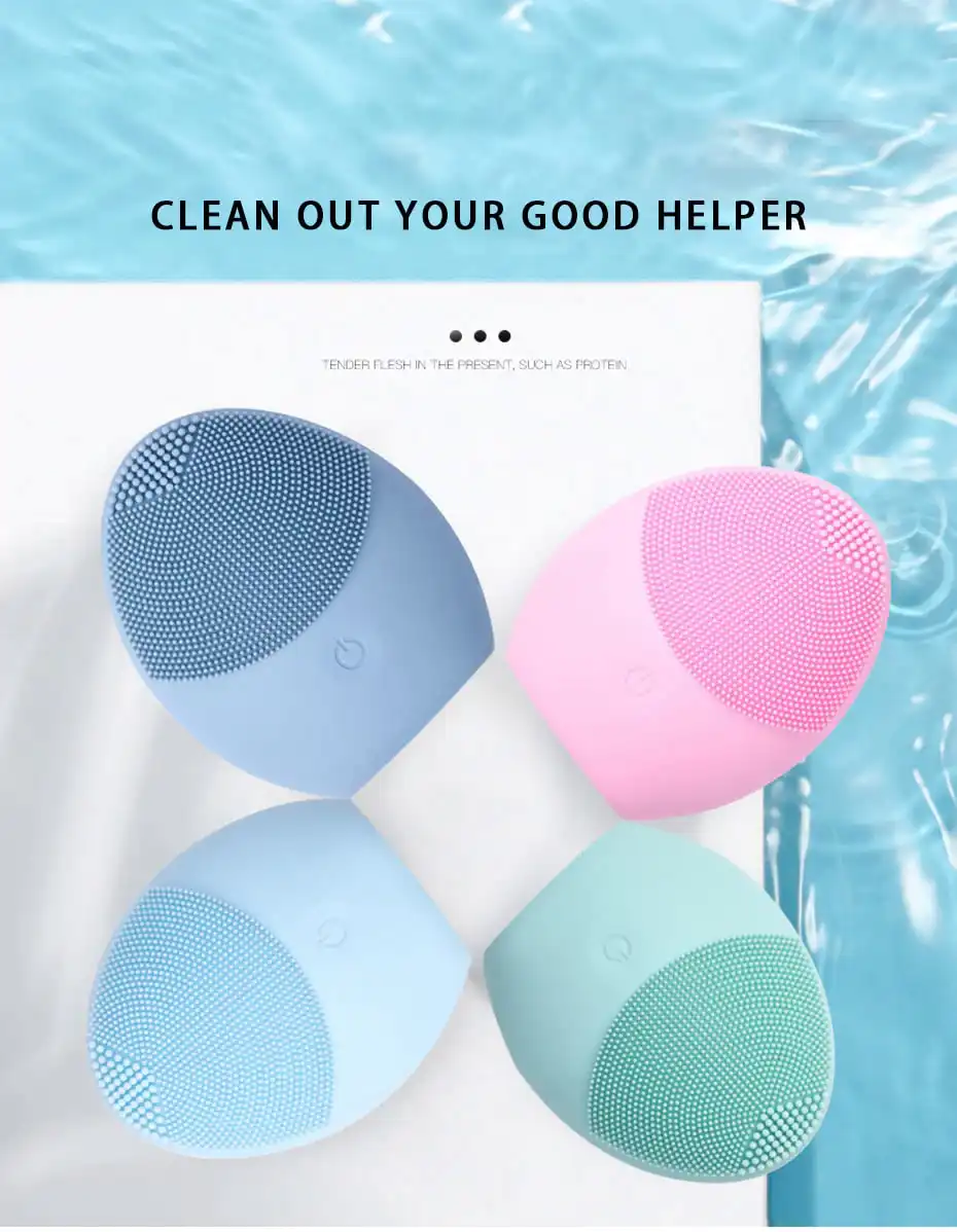 SILICONE MASSAGER FACIAL CLEANING