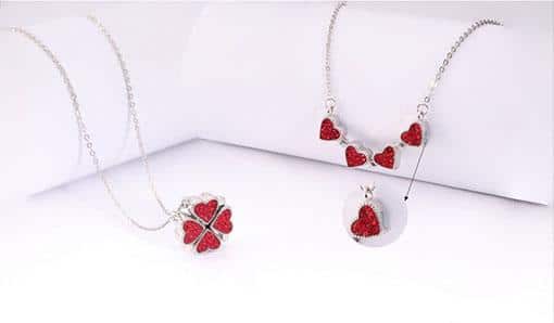 4-1 Lucky Leaf Clover Necklace
