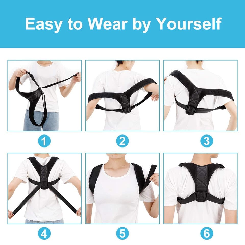 Posture Adjustable Corrector Therapy Back Brace - Image 3