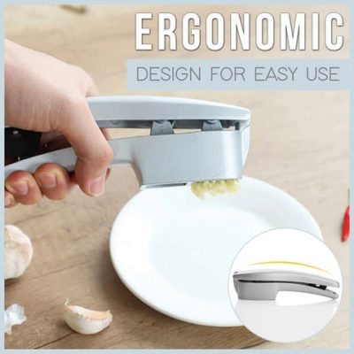 2-In-1 Manual Garlic Press-And-Crush Slicer