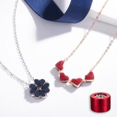 4-1 Lucky Leaf Clover Necklace