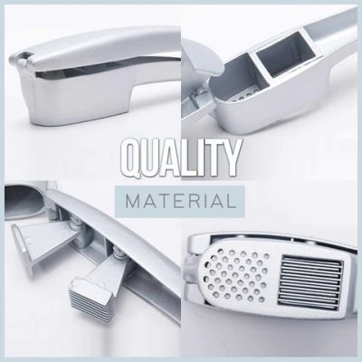2-In-1 Manual Garlic Press-And-Crush Slicer