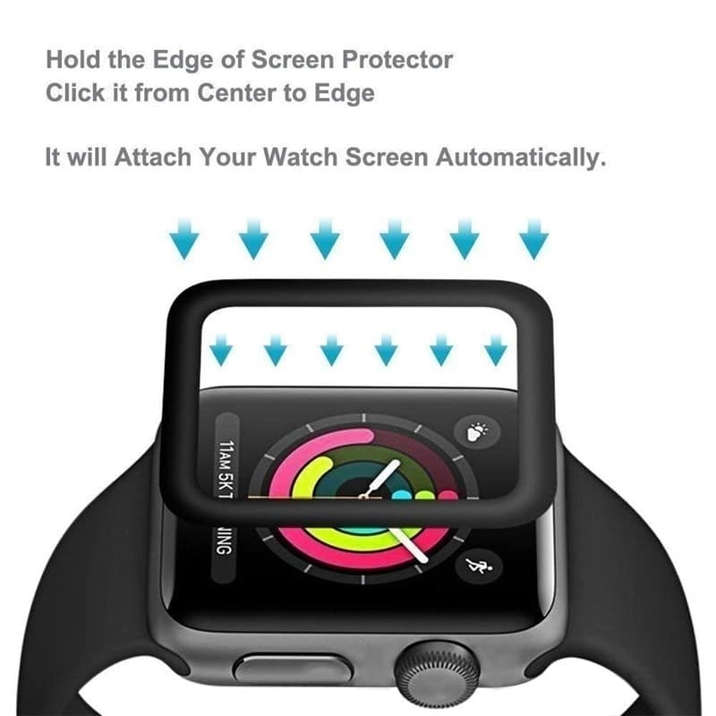 3D Curved Tempered Glass For Apple Watch - Image 5