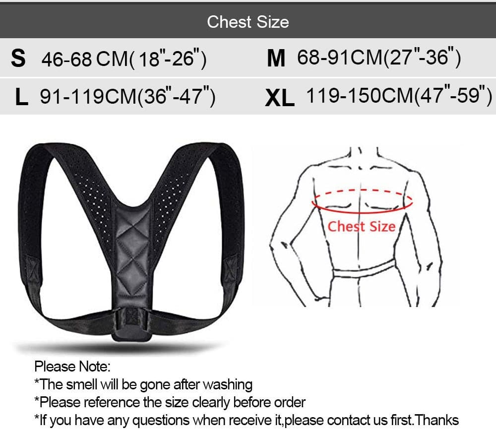 Posture Adjustable Corrector Therapy Back Brace - Image 6