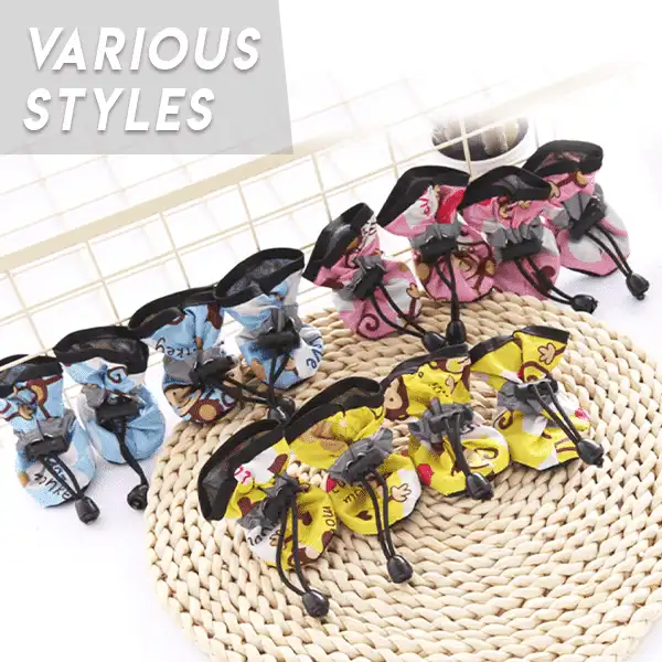 Adjustable Non-Slip Pets Cover Shoes (4 PCS) - Image 7