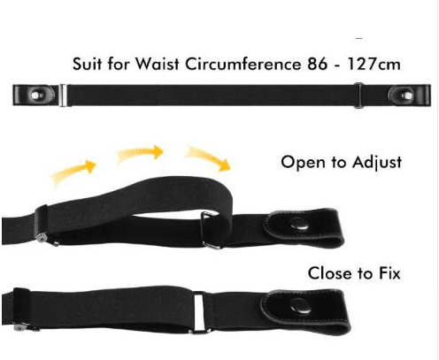 Buckle-Free Adjustable Belt - Image 7