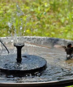 Solar Powered Bird Bath Fountain Kit