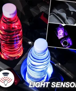 LED Car Cup Holder Pads