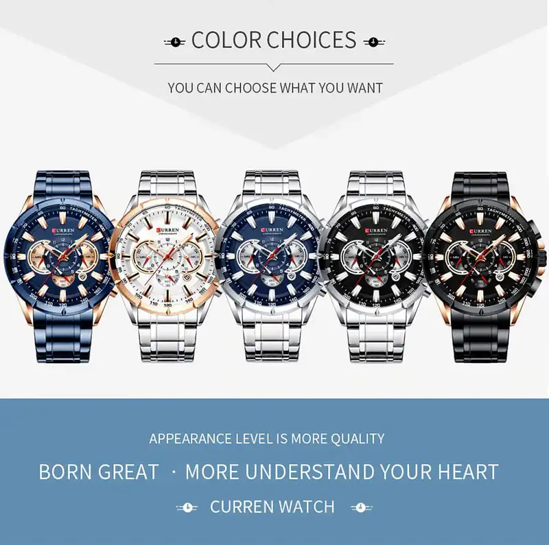 Zen Curren 7757 chronograph