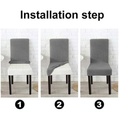 Jacquard Dining Room Chair Slipcovers
