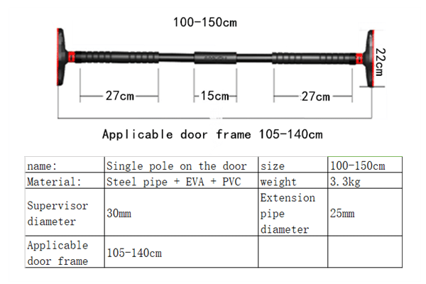 Home Gym Door Horizontal Bar