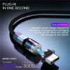 Double 360° Magnetic Cable