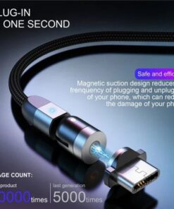 Double 360° Magnetic Cable