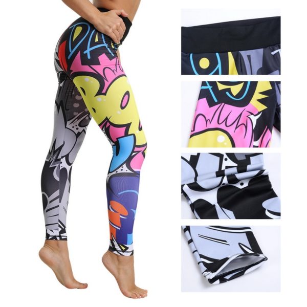 Women Digital Printing Leggings - Image 2