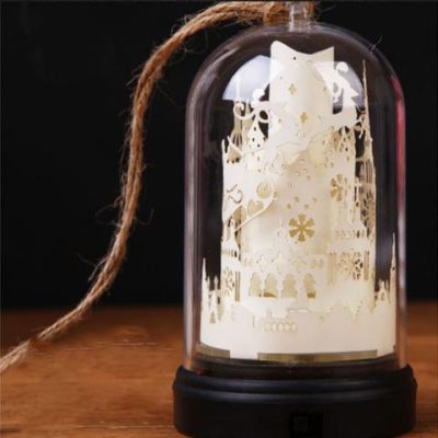 DIY Light n’ Shadow Paper Night Lamp