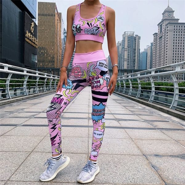 Women Digital Printing Leggings - Image 4