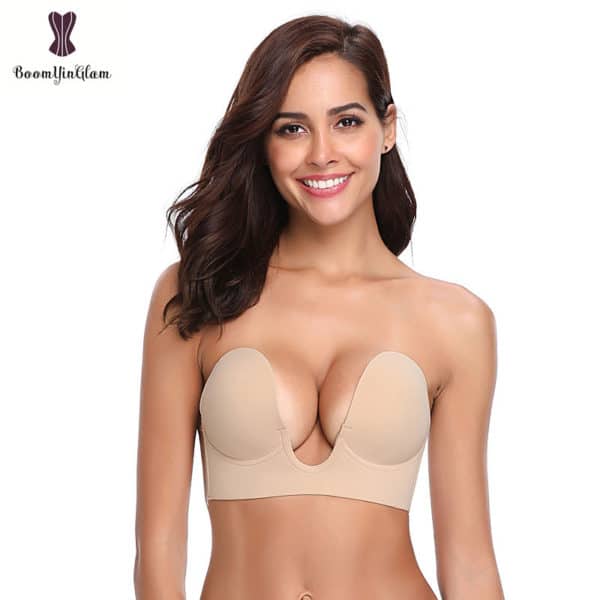 Invisible Strapless Plunge Bra - Image 5