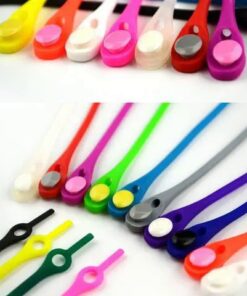Waterproof silicone Lazy shoelace