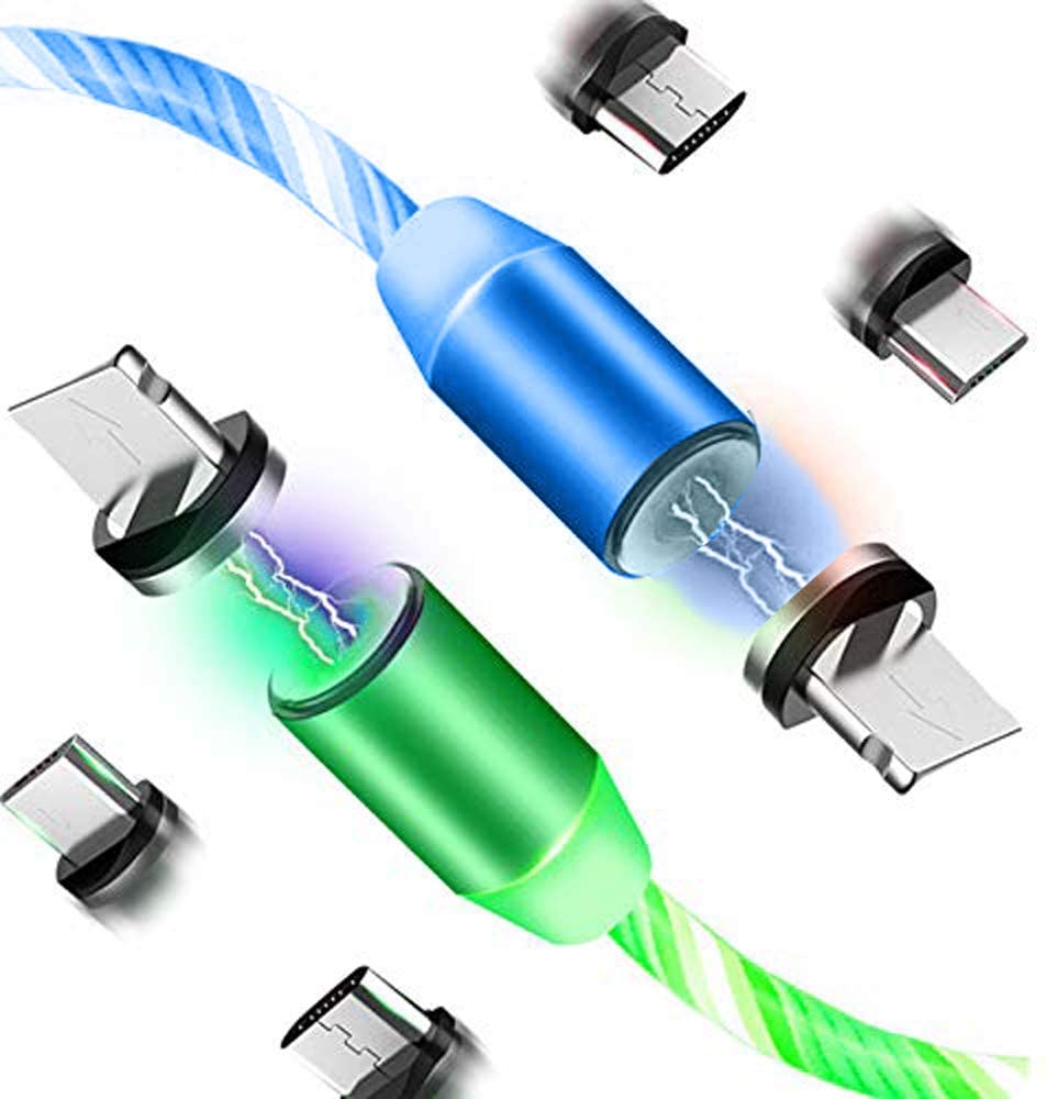 Glowing LED Magnetic Charging Cable