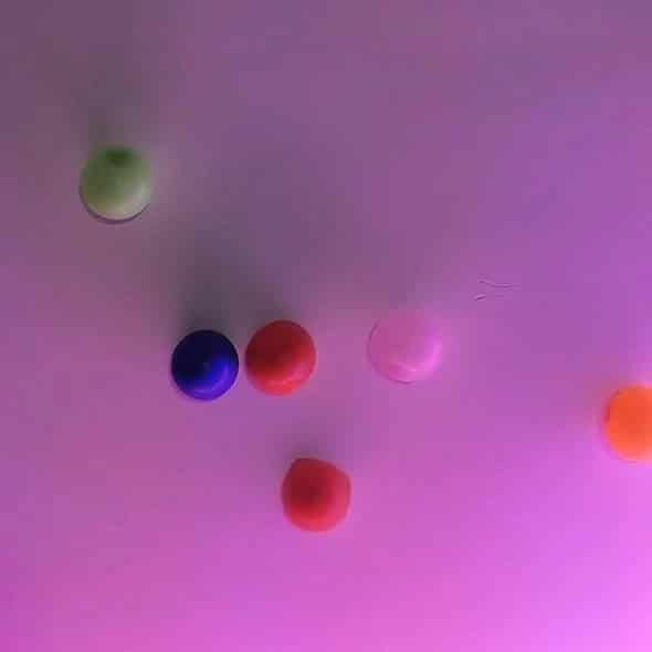 Florescent Sticky Stress Reliever Balls - Image 2