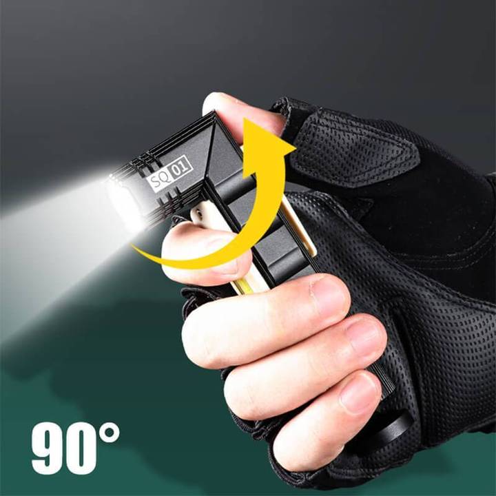 Multifunctional 360-degree Magnet Anti-fall Flashlight - Image 2