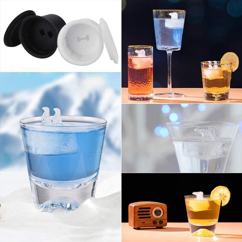 Polar Bear and Penguin Shape Ice Cube Molds - Image 3