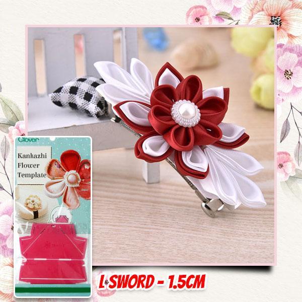 DIY Kanzashi Flower Template - Image 4