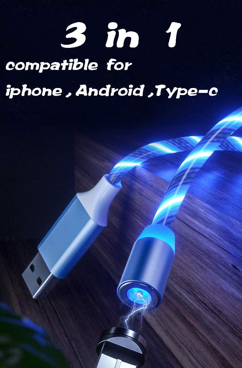 Glowing LED Magnetic Charging Cable - Image 3