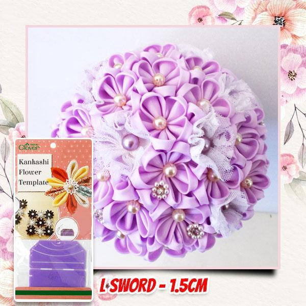 DIY Kanzashi Flower Template - Image 7