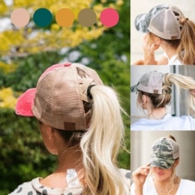 3 LEVELS MESSY BUN CAP