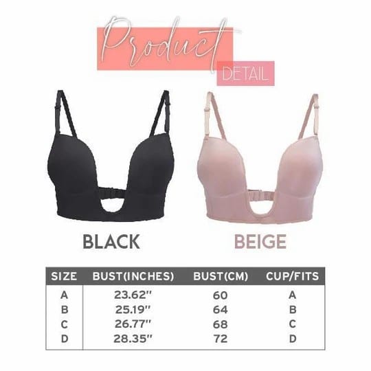 LaxChic U-Plunge Low Back Bra - Image 10