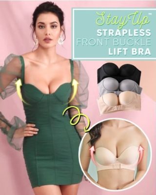 StayUp Strapless Front Buckle Lift Bra