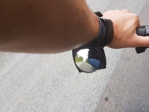 Bicycle Wrist Safety Rearview Mirror