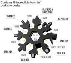 2020 Saker 18-in-1 Snowflake Multi-Tool