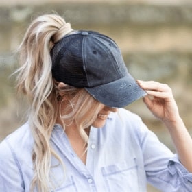 3 LEVELS MESSY BUN CAP