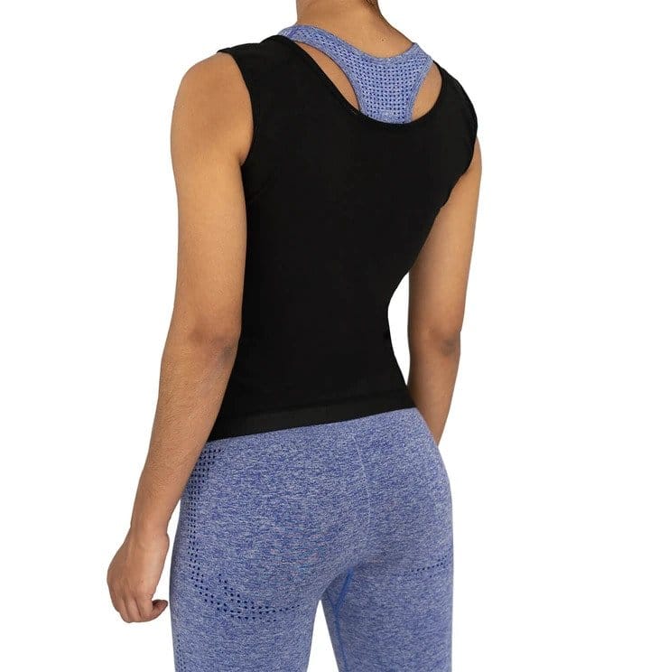 WOMEN'S ZIPPER HEAT TRAPPING SWEAT VEST - Image 3