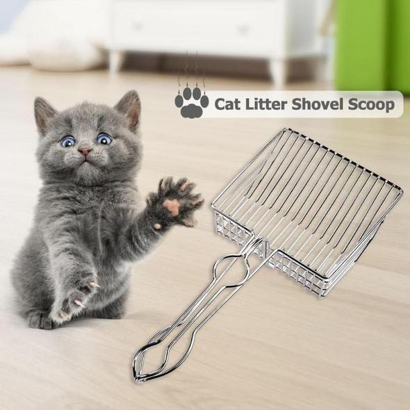 Stainless Steel Litter Scooper - Image 3
