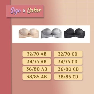 StayUp Strapless Front Buckle Lift Bra