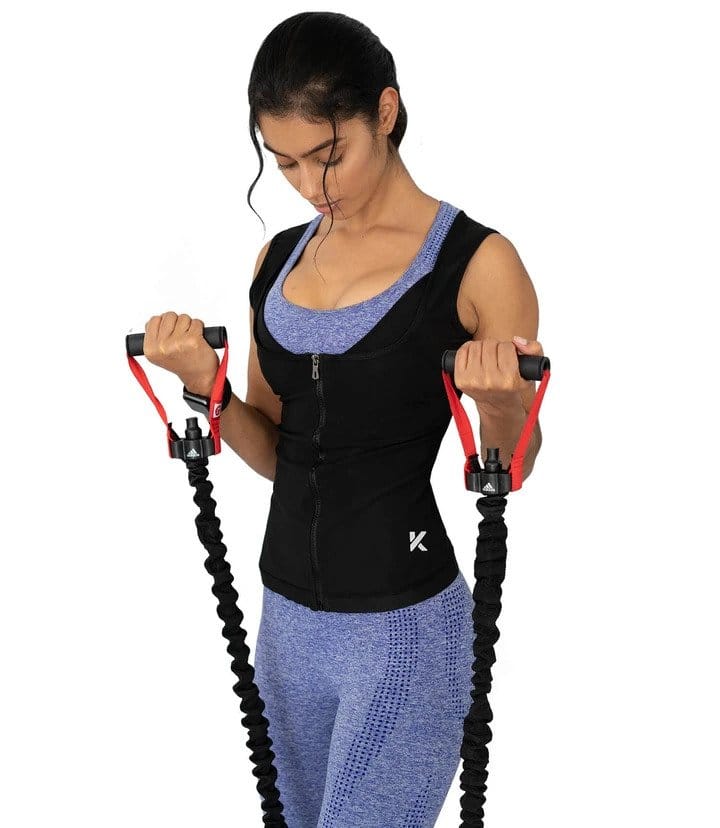 WOMEN'S ZIPPER HEAT TRAPPING SWEAT VEST - Image 4
