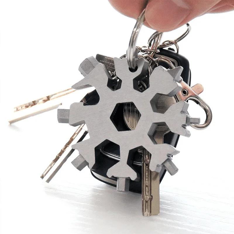 Amenitee 18-in-1 stainless steel snowflakes multi-tool - Image 6