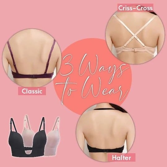 LaxChic U-Plunge Low Back Bra - Image 6