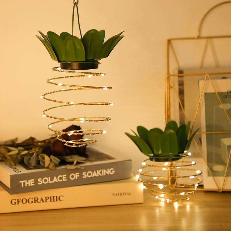 Waterproof Solar Pineapple Lights - Image 6