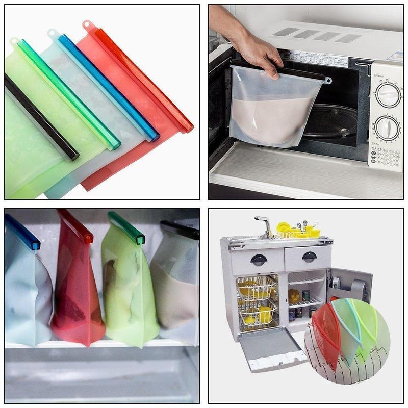 Hirundo Silicone Food Storage Bags 2 packs - Image 7