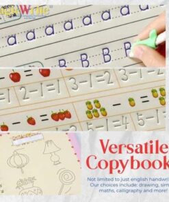 MagicWrite Reusable Calligraphy Practice Book and Pen Set