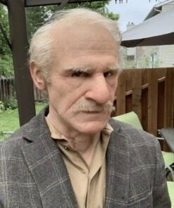 Old Man Headwear Costume Mask