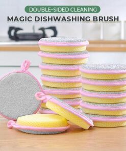 Double-sided Magic Dishwashing Brush