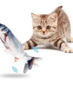 Interactive Plush Fish Toy