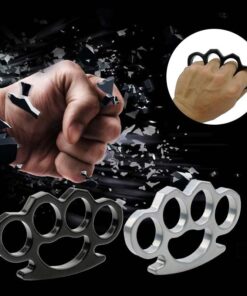Metal Knuckles Self-defense Finger Fist Buckle Gloves