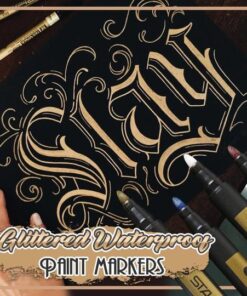 Glittered Waterproof Paint Markers-10pcs